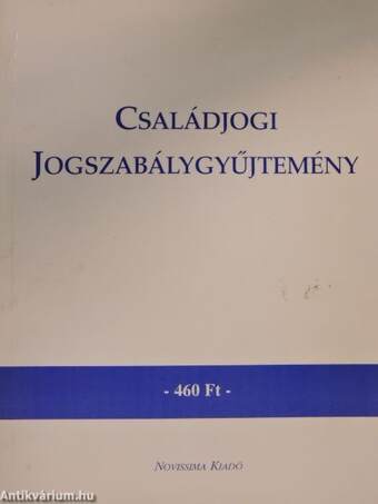 Családjogi jogszabálygyűjtemény