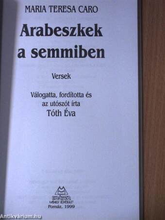 Arabeszkek a semmiben