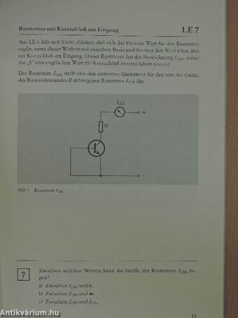 Der Transistor als Schalter