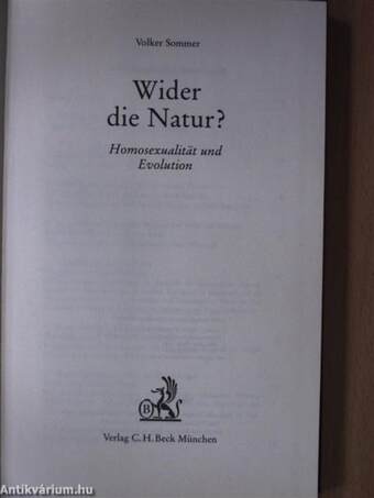 Wider die Natur?