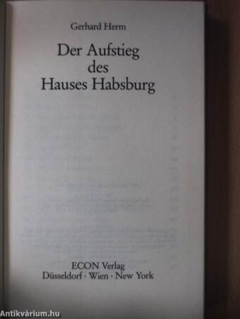 Der Aufstieg des Hauses Habsburg