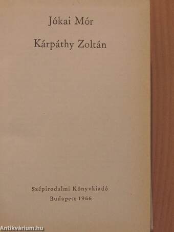 Kárpáthy Zoltán