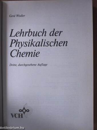 Lehrbuch der Physikalischen Chemie