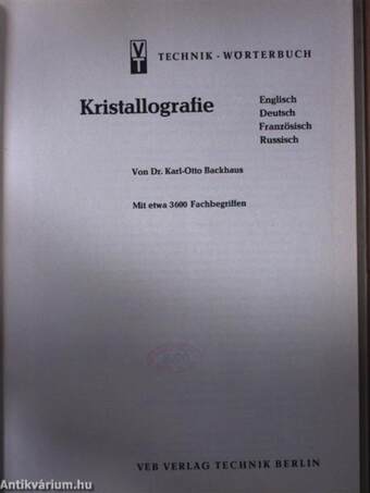 Kristallografie