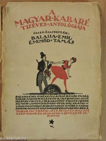 A magyar kabaré tízéves antológiája (rossz állapotú)