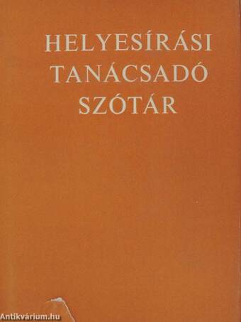 Helyesírási tanácsadó szótár