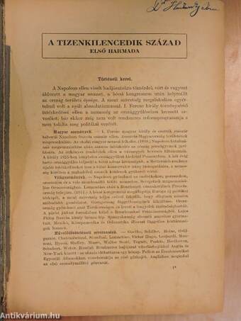 A magyar irodalom története II. (rossz állapotú)