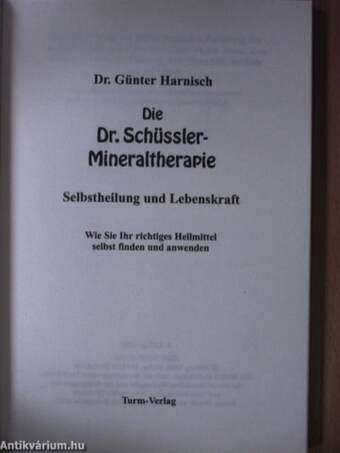 Die Dr. Schüßler-Mineraltherapie