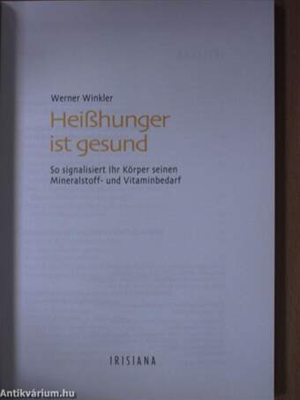 Heißhunger ist gesund