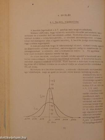 Matematikai statisztikai módszerek az ellenőrzési eljárásokban VI.