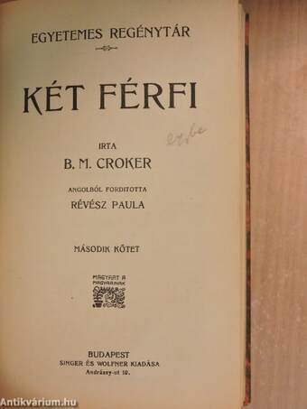 Két férfi I-II.