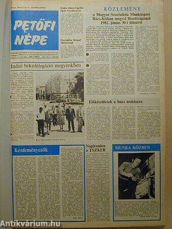 Petőfi Népe 1982. július 1-szeptember 30. (töredék)