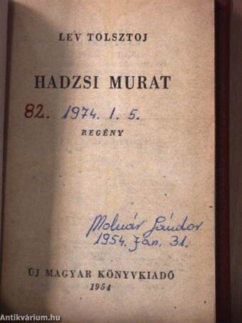 Hadzsi Murat/Bátor szivek