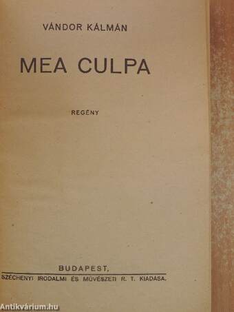 Mea Culpa I-II.