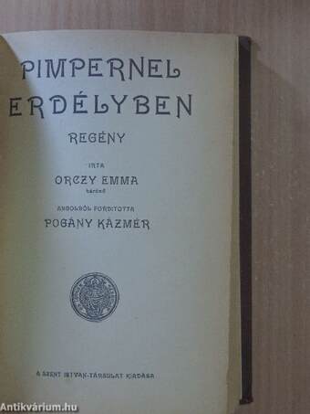 Pimpernel Erdélyben