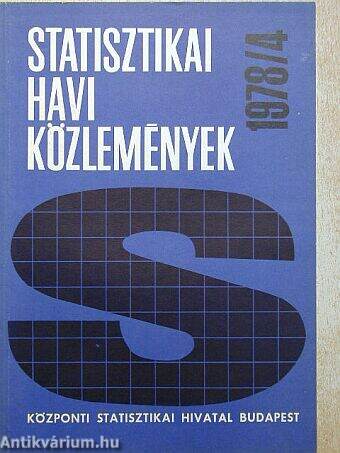 Statisztikai havi közlemények 1978/4