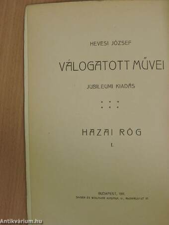 Hazai rög I-II.