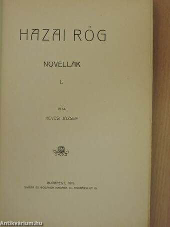 Hazai rög I-II.