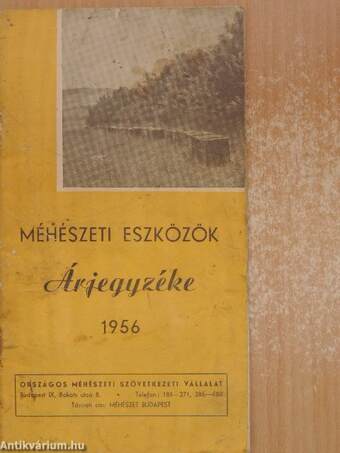 Méhészeti eszközök árjegyzéke 1956