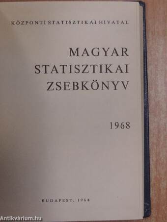 Magyar statisztikai zsebkönyv 1968.