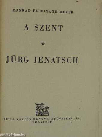 A szent/Jürg Jenatsch