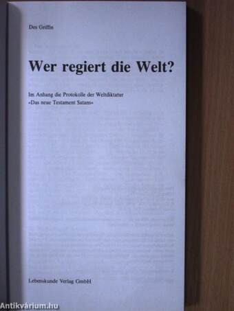 Wer regiert die Welt?