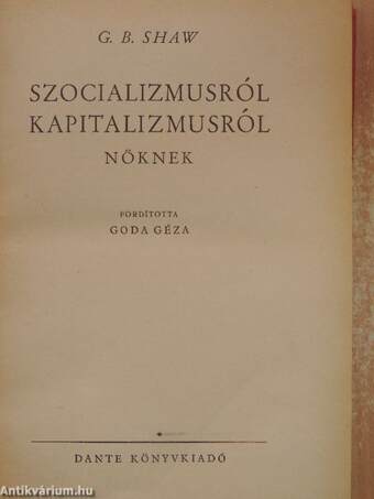 Szocializmusról, kapitalizmusról nőknek