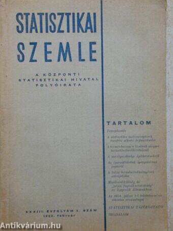 Statisztikai Szemle 1955. február