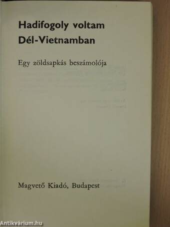 Hadifogoly voltam Dél-Vietnamban