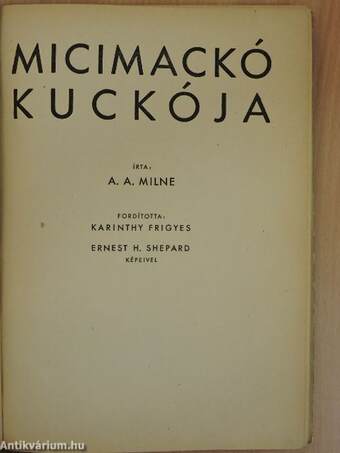 Micimackó kuckója