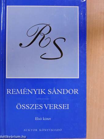 Reményik Sándor összes versei 1-2.