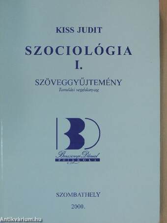 Szociológia I.