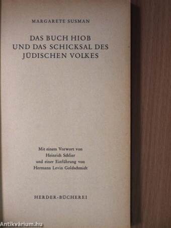 Das Buch Hiob und das Schicksal des jüdischen Volkes