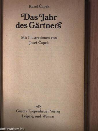 Das Jahr des Gärtners