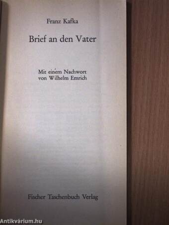 Brief an den Vater