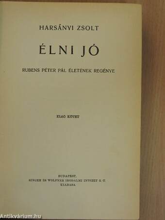 Élni jó I-IV.