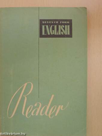 Seventh form English Reader