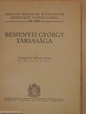 Bessenyei György Társasága