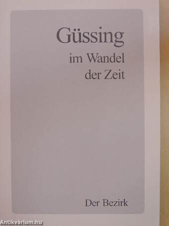 Güssing im Wandel der Zeit