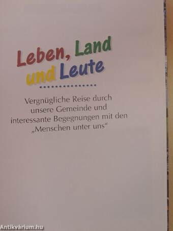 Leben, Land und Leute