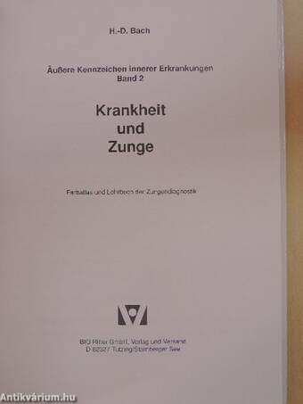 Krankheit und Zunge