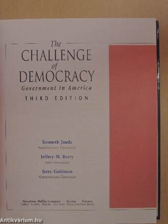 The Challenge of Democracy