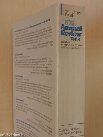 American Psychiatric Association Annual Review Vol. 4