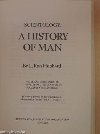 Scientology: a History of Man