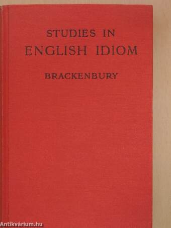 Studies in English Idiom