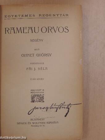 Rameau orvos I-II.