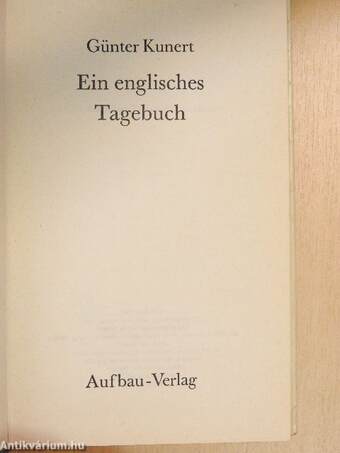 Ein englisches Tagebuch