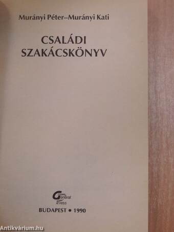 Családi szakácskönyv