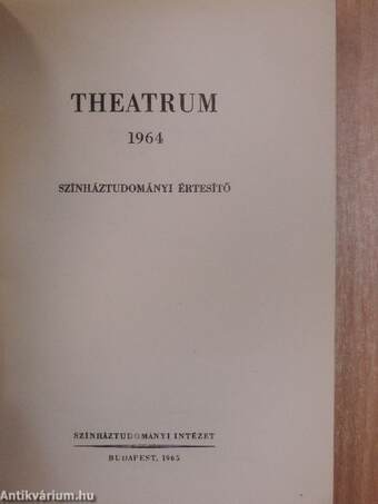 Theatrum 1964.