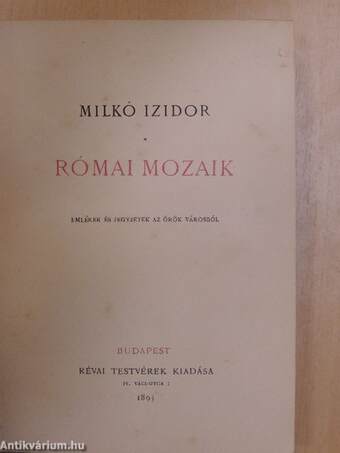 Római mozaik